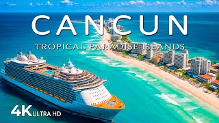 [4K] Cancún 2025 🏝️ Hidden Beaches & Caribbean Luxury Aerial Views | Escape House