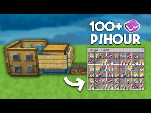 Minecraft come costruire una farm di pesca in Minecraft Bedrock