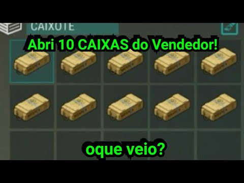 Abrindo 10 CAIXAS DE ARMAS DO VENDEDOR!! - Last day on earth!