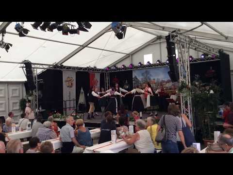 2. Auftritt der HVT-Projektgruppe Tanz auf dem Hessentag 2017 in Rüsselsheim (Trachtenland Hessen)