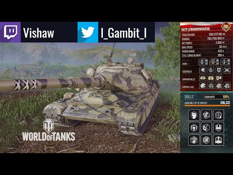 60TP Lewandowskiego In Malinovka: 7.6K Damage:  WoT Console - World of Tanks Console