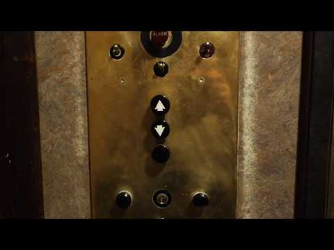 AMAZING Vintage Otis Black Button Traction Elevator at Allioto's, San Francisco, CA