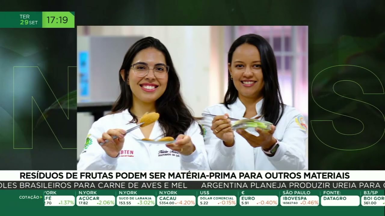 Resíduos de frutas podem ser matéria-prima para outros materiais