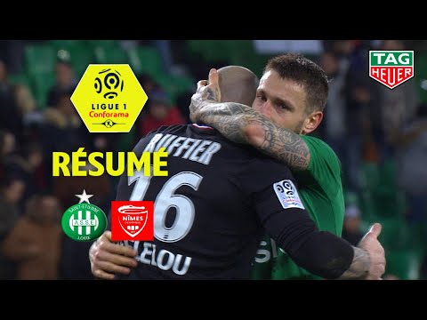 AS Saint-Etienne - Nîmes Olympique (2-1) - Summary - (ASSE - NIMES) / 2019-20