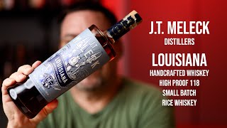J.T. Meleck Louisiana Handcrafted Rice Whiskey High Proof 118