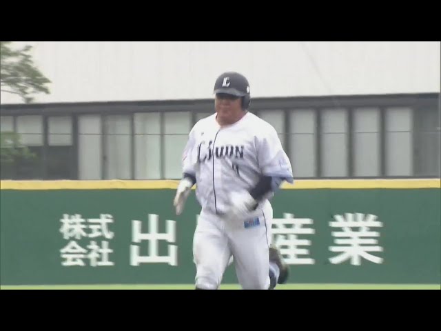 【ファーム】豪快ネット直撃弾!! ライオンズ・渡部健人 2ランホームランで点差を広げる!!  2024年7月14日 埼玉西武ライオンズ 対 オイシックス新潟アルビレックスBC