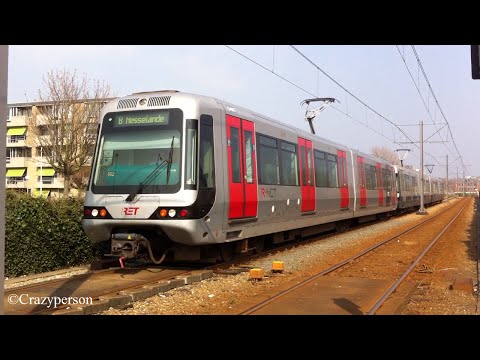 RET Metro SG2/1 combi nabij Nieuw Verlaat richting Schiedam Centrum