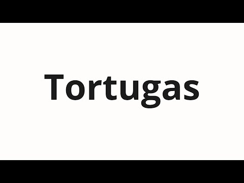 How to pronounce Tortugas