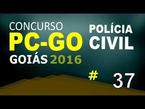 Concurso Polícia Civil de Goiás PC GO 2016 - Informática Aula 37