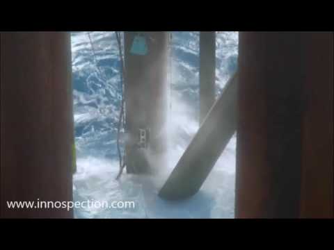 Innospection - Cassion Splash Zone Cleaning & Inspection with MEC-MPS200+ Scanner