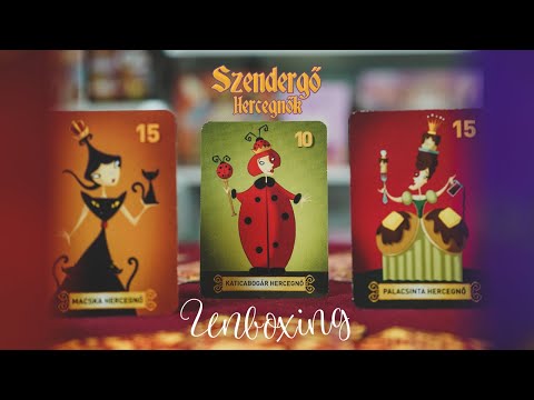 Szendergő hercegnők társasjáték  UNBOXING - reflexshop
