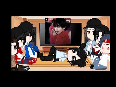 Bts reacts to kim taehyung's split personalitty "V"(my au)|original|+reacting to original him|creds¬