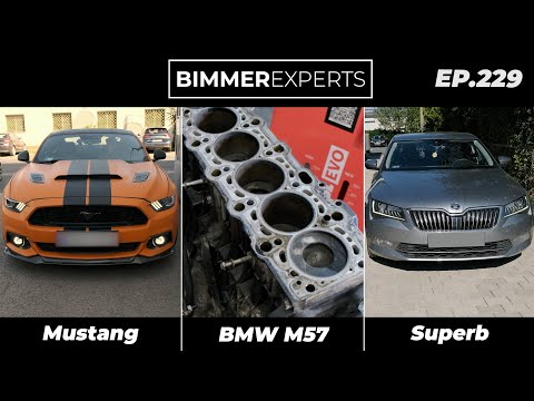 Bimmer Experts, Ep 229 - Gazdasági totálkáros BMW M57 motor ? / Ford Mustang / Skoda Superb
