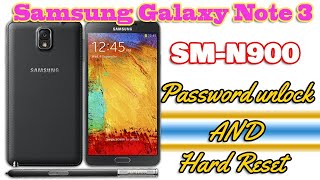 Samsung Galaxy Note 3 (SM-N900) Password Pattern Pin Unlock By  Hard Reset