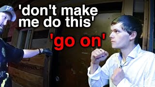 Dumb Corrupt Cops Try To Arrest Grieving Man...