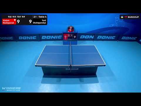 15:55 Vadym Nechyporuk - Yurii Shchepanskyi 30.07.2023 TT Euro.Cup Ukraine Star. TABLE 4