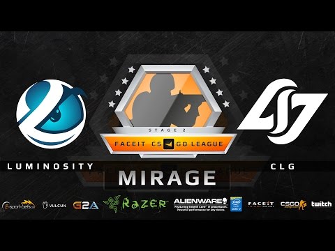 Luminosity vs CLG - Mirage (FACEIT League 2015 Stage 2 NA)