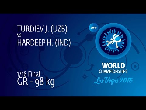 1/16 GR - 98 kg: H. HARDEEP (IND) df. J. TURDIEV (UZB) by TF, 10-1