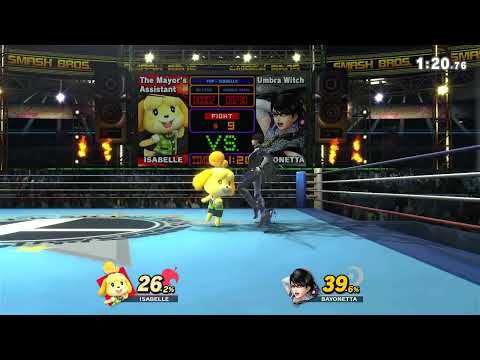 Super Smash Bros. Ultimate - Isabelle vs. Bayonetta