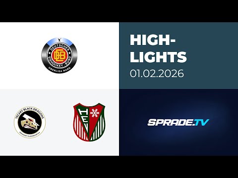 01.02.2026 - Highlights - TecArt BlackDragons vs. Herne Miners