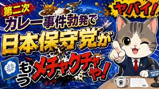 第二次カレー事件勃発でヤバイ！日本保守党がもうメチャクチャや！