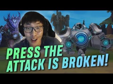 TL Doublelift & Meteos: PRESS THE ATTACK IS BROKEN! -  Funny Moments & Highlights
