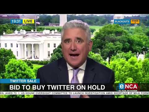 Twitter sale Bid to buy Twitter on hold