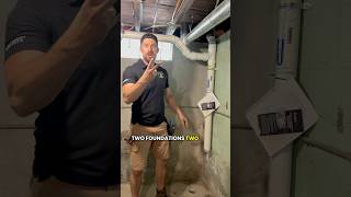 How to install a radon mitigation system in a house with two foundations