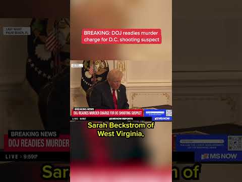 BREAKING: DOJ readies murder charge for DC shooting suspect. Christina Ruffini reports