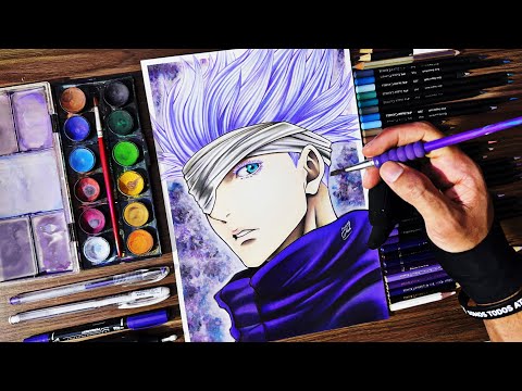Speed Drawing Satoru Gojo [Jujutsu Kaisen]