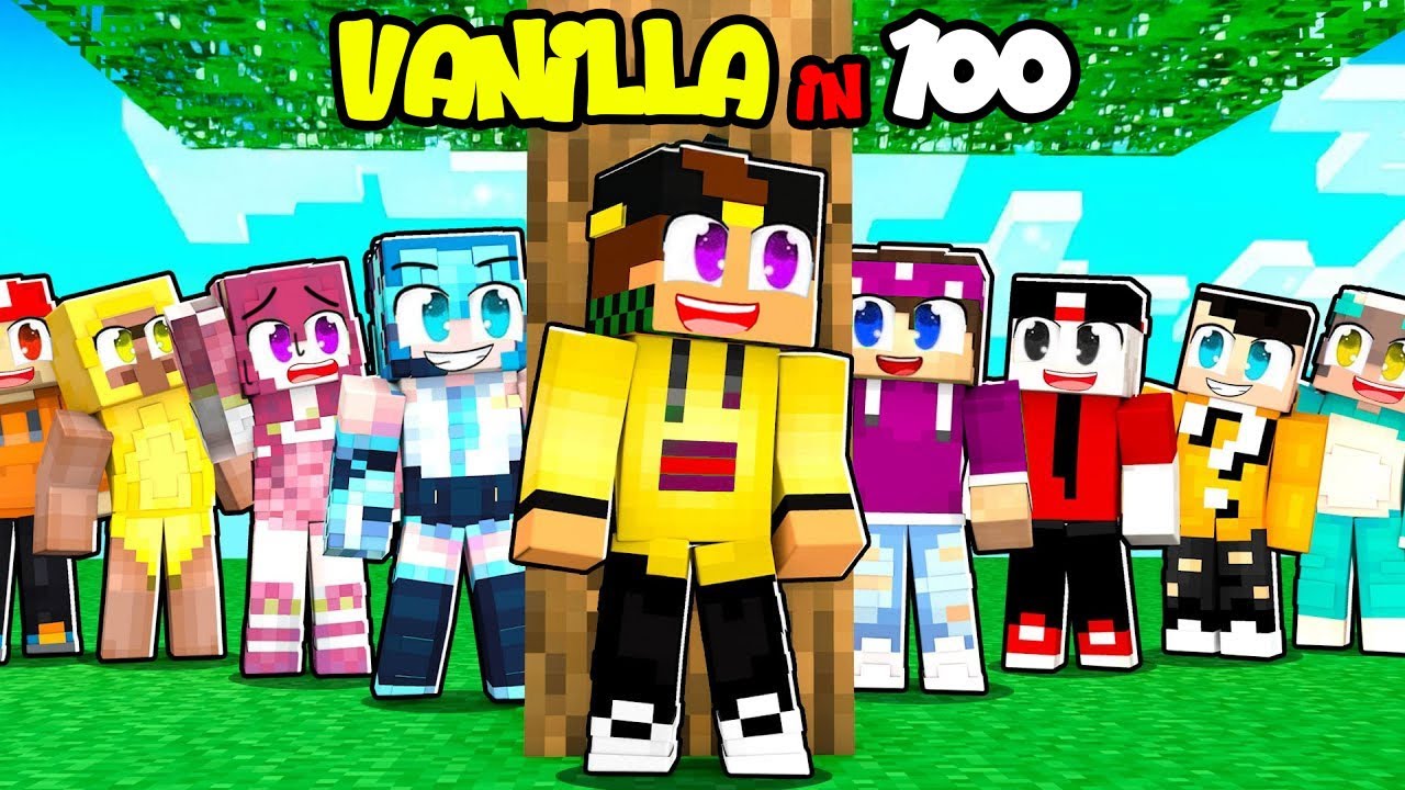 NUOVA VANILLA IN 100! (Entra anche TU!) - MINECRAFT AURA VANILLA 2
