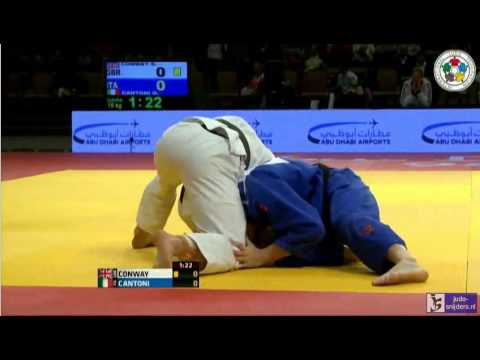 Judo 2013 Grand Prix Abu Dhabi: Conway (GBR) - Cantoni (ITA) [-70kg] QF