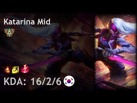 Katarina Mid vs Taliyah - KR Challenger Patch 8.4