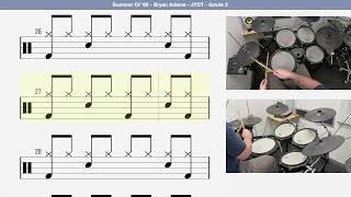Download lagu 🥁 How to Play - Summer Of '69   Bryan Adams   JYDT   Grade 3 mp3