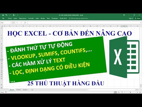 Thủ thuật Excel | 25 tuyệt chiêu trong excel cần phải biết