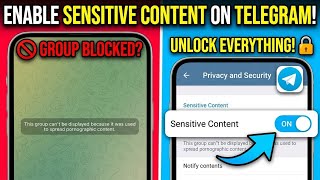 How to Enable Sensitive Content on Telegram (2026 Tutorial)