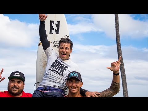 Keanu Asing Goes Near-Perfect To Win Local Motion Surf Into Summer At Home In The Hawaiian Islands