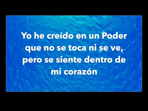 Yo he creído en un Poder que no se toca (Medley de coros con letra) - Coro Menap