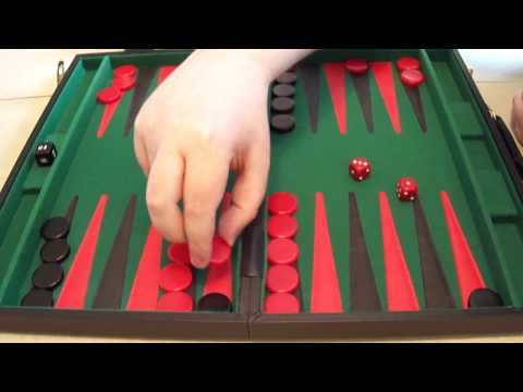 Backgammon for complete beginners.  Part 7 - Hitting and re-entering.