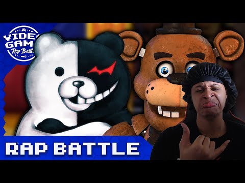 Monokuma vs Freddy Fazbear - Video Game Rap Battle (Danganronpa vs FNaF) [Eli Reacts]