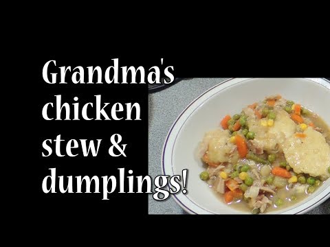 Grandma's Best Chicken Stew with Dumplings Recipe - Cook with K.P SE02 EP09