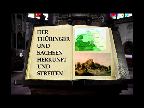 Der Thüringer und Sachsen Herkunft und Streiten - Sage aus Deutschland/Thüringen und Sachsen