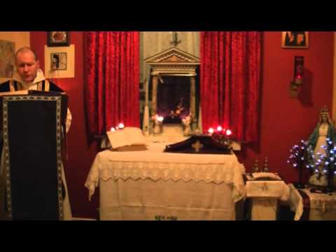 Fr. David Jones - 21st December 2012, Homily from Dawn Mass, Shortest Day