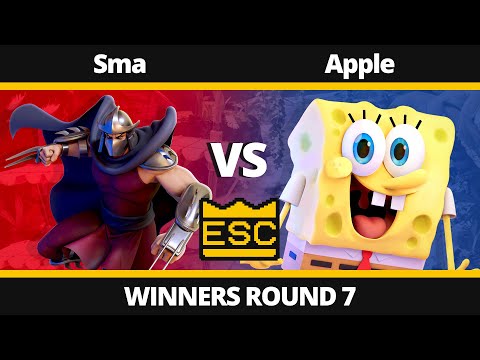 ESC 17 Winners Round 7 - Sma (Shredder) Vs. Apple (SpongeBob) Nickelodeon All-Star Brawl Tournament