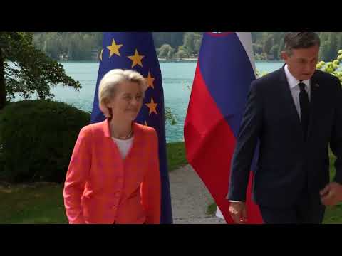 Ursula von der Leyen met with Borut Pahor, President of the Republic of Slovenia