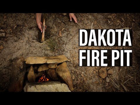 DAKOTA FIRE PIT | How to build a Dakota fire pit for survival egress or non-permissive survival
