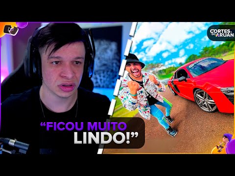 ARUAN REAGE: REAÇÃO DO THIAGO AO VER A NOVA COR DO AUDI R8 (RENAN FIORINI) - Cortes do Aruan