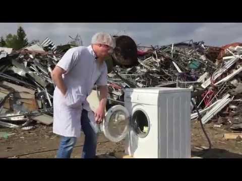 Self Destructing Washing Machine makes Qstock Ice Cream