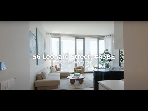 INSIDE A FUTURISTIC Two-Bedroom in NYC's JENGA TOWER | 56 Leonard Street, #43B East