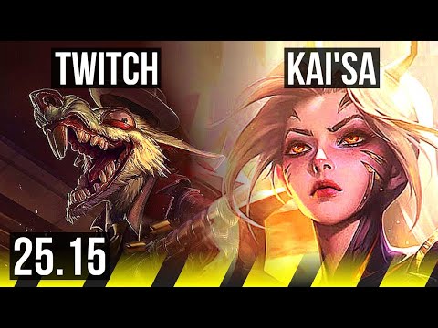TWITCH & LeBlanc vs KAI'SA & Nautilus (ADC) | EUW Grandmaster | 25.15